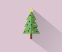 Minimál karácsonyfa