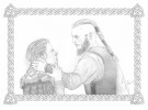 Ragnar és Lagertha a Vikings című sorozatból