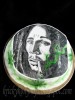 Bob Marley torára festve