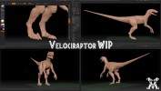 Velociraptor Zbrush III.