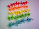 40 origami cranes