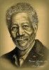 Morgan Freeman portré